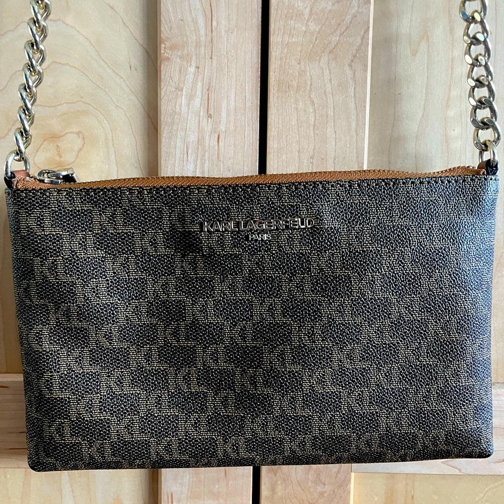 Karl Lagerfeld leather crossbody bag